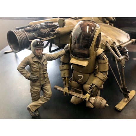 1:20 P.K.A パイロットフィギュア／ボーナスヘッド付属 P.K.A PILOT FIGURE