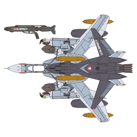 [SHIPPING AT  NOV] 1:72 VF-0A ガウォーク w/ゴースト “マクロスゼロ”
