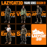 [SHIPPING AT DEC] LAZYCAT3D  FIGURE SERIES SEASON 1