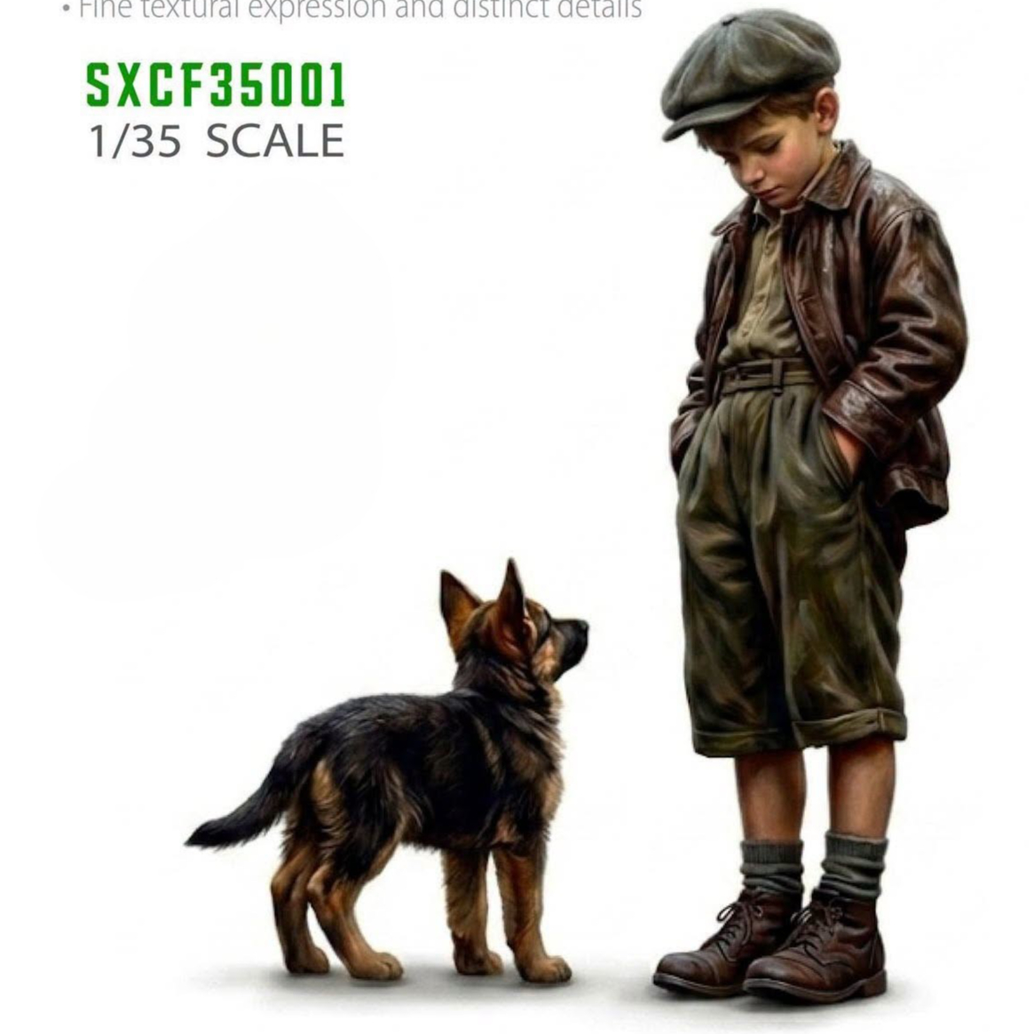 SHIPPING AT SEP] 1:35 WWII 「チャイルド&パピー」ドイツの子供とジ