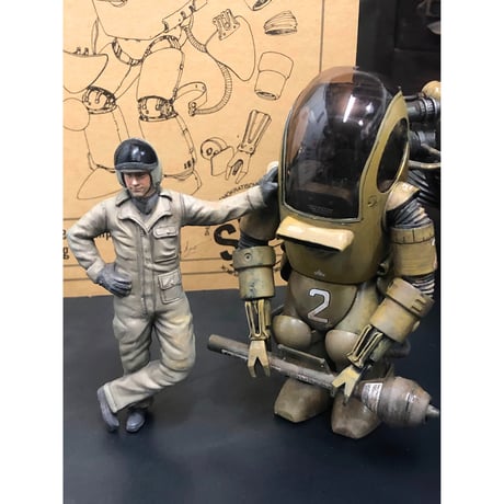 1:20 P.K.A パイロットフィギュア／ボーナスヘッド付属 P.K.A PILOT FIGURE