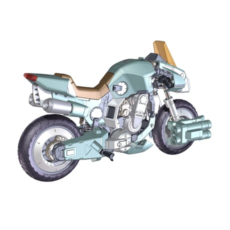 [SHIPPING AT DEC] 1:12 [機甲創世記モスピーダ] VR-052Fモスピーダ "スティック"