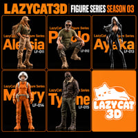 [SHIPPING AT DEC] LAZYCAT3D FIGURE SERIES SEASON 3