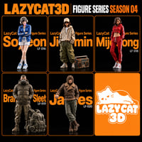 [SHIPPING AT DEC] LAZYCAT3D  FIGURE SERIES SEASON 4
