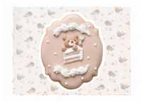 アイシングクッキー（くまさんとケーキ）