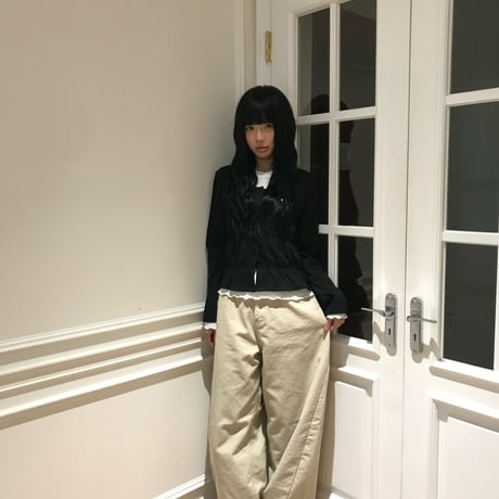 tag layered shirring tops