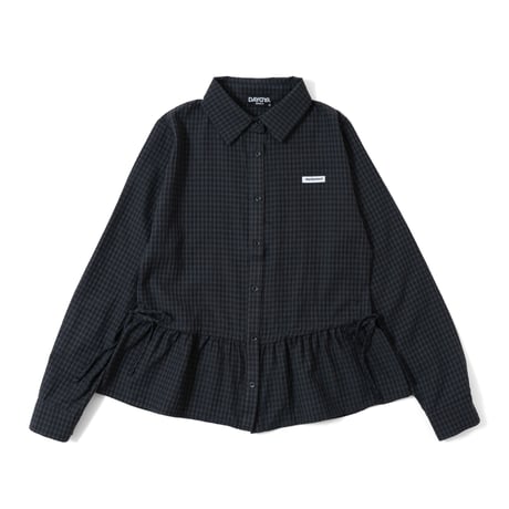 tag frill shirt