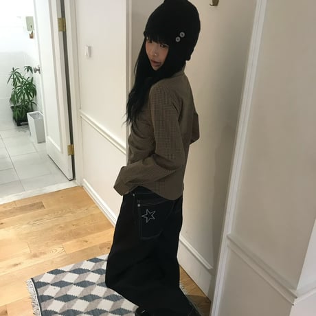 tag block shirring shirt