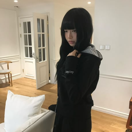 patch category logo doublezip hoodie