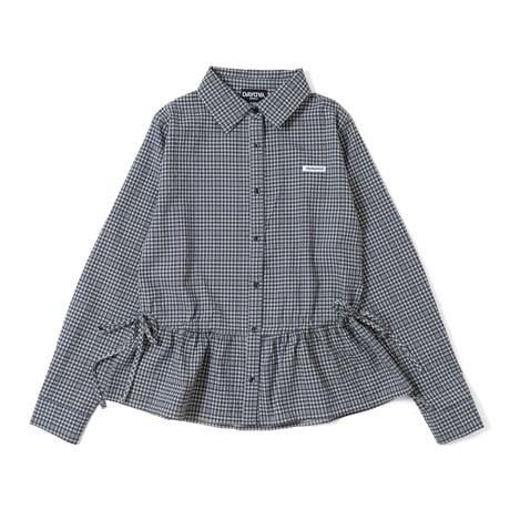 tag frill shirt