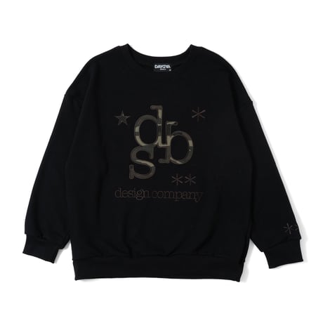 dds logo patch crewneck sweatshirt