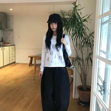multi border logo L/S tee