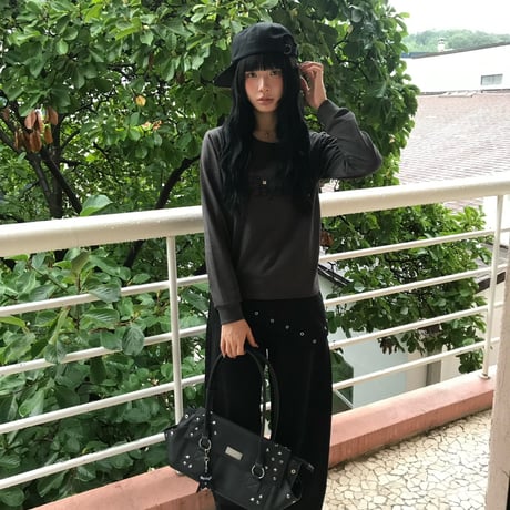 dds logo studs L/S tee