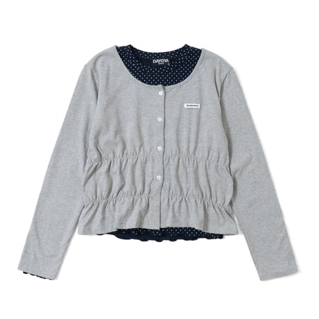 tag layered shirring tops