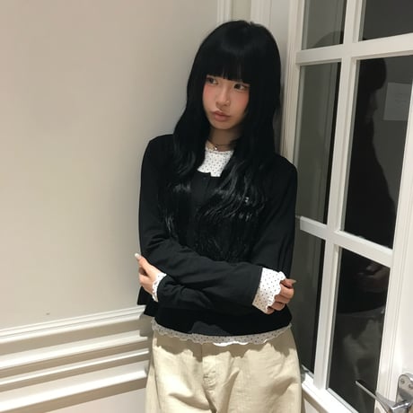tag layered shirring tops