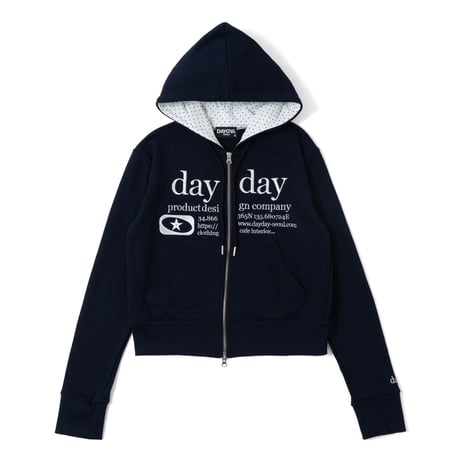 patch category logo doublezip hoodie