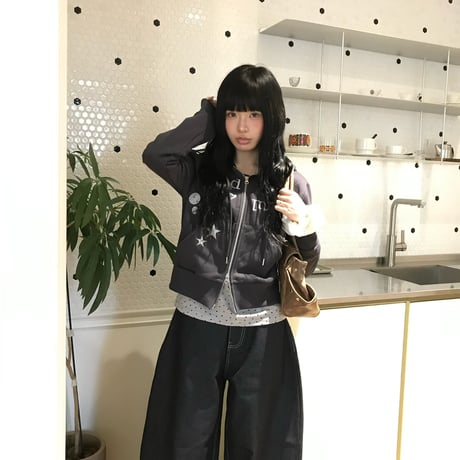 swift logo patch doublezip hoodie