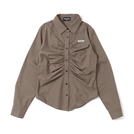 tag block shirring shirt