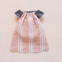 サラサラ先染Summerチュニック（ピンク）