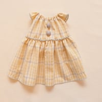 パステルコットンのドレス（Yellow）