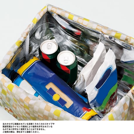 京都くろちく・保冷巾着しょっぴんぐばっぐ（れんこん市松）