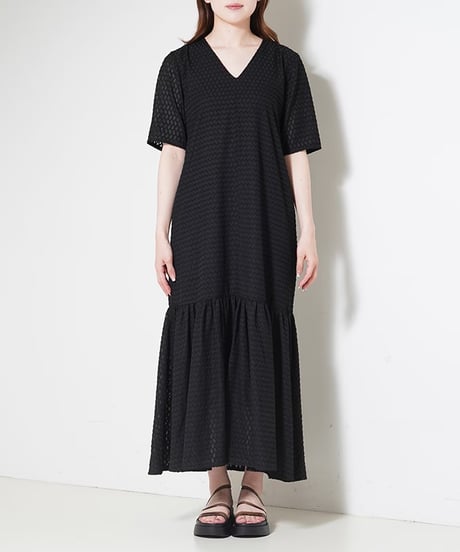 【torrazzo donna（トラッゾドンナ）】ジオメタリックワンピース