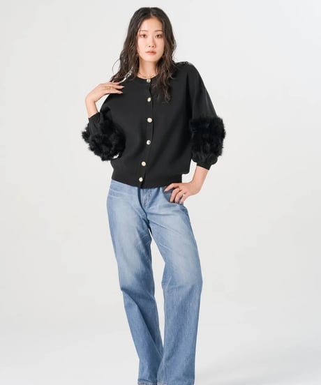 【torrazzo donna（トラッゾドンナ）】ラビットファーニットトップス