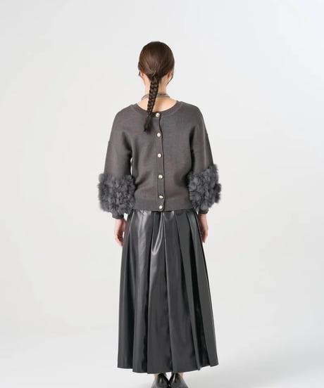 【torrazzo donna（トラッゾドンナ）】ラビットファーニットトップス