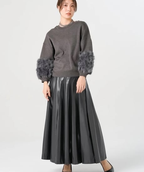 【torrazzo donna（トラッゾドンナ）】ラビットファーニットトップス