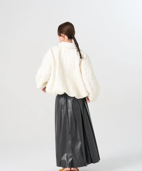【torrazzo donna（トラッゾドンナ）】エコレザープリーツスカート