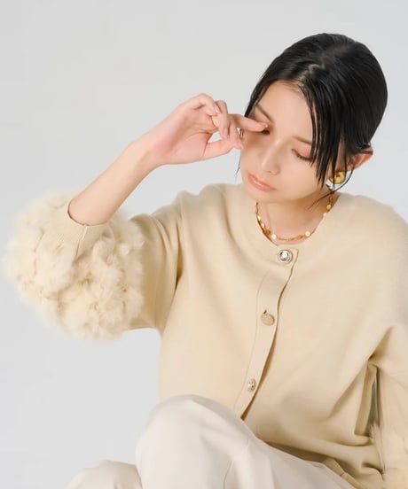 【torrazzo donna（トラッゾドンナ）】ラビットファーニットトップス