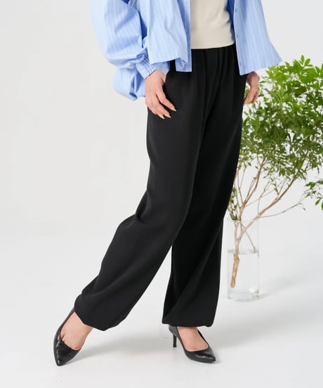 【torrazzo donna（トラッゾドンナ）】[BASIC]ニットパンツ