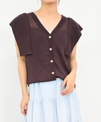 【torrazzo donna（トラッゾドンナ）】2wayサマーニットブラウス