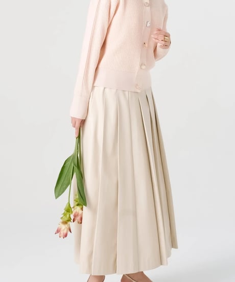 【torrazzo donna（トラッゾドンナ）】エコレザープリーツスカート