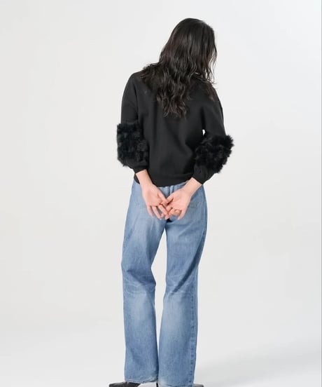 【torrazzo donna（トラッゾドンナ）】ラビットファーニットトップス