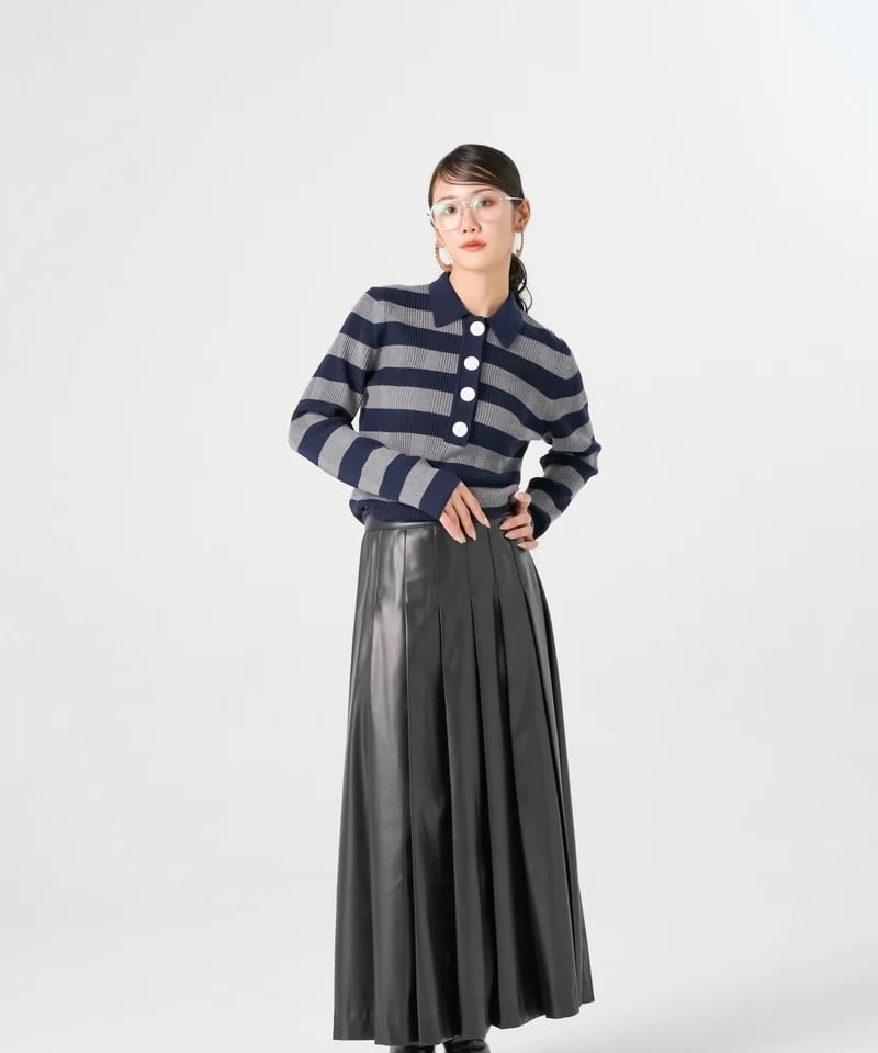 torrazzo donna（トラッゾドンナ）】ポロニットトップス | nulla online
