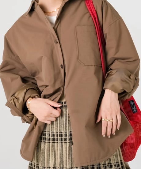 【torrazzo donna（トラッゾドンナ）】パデッドシャツジャケット