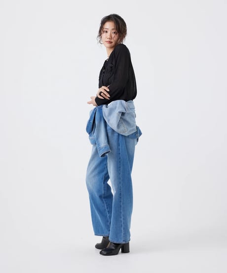 【torrazzo donna（トラッゾドンナ）】コードレースシアーカーディガン