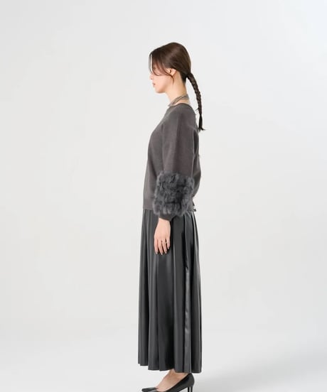 【torrazzo donna（トラッゾドンナ）】ラビットファーニットトップス