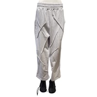 DRESS GRUNGE SWEAT PANTS (GRAY)