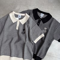 luv grid knit polo