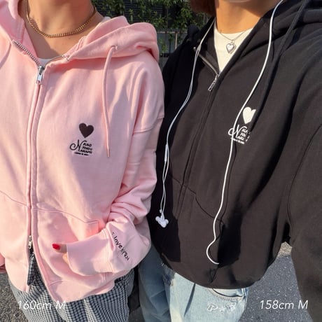 luv zip hoodie