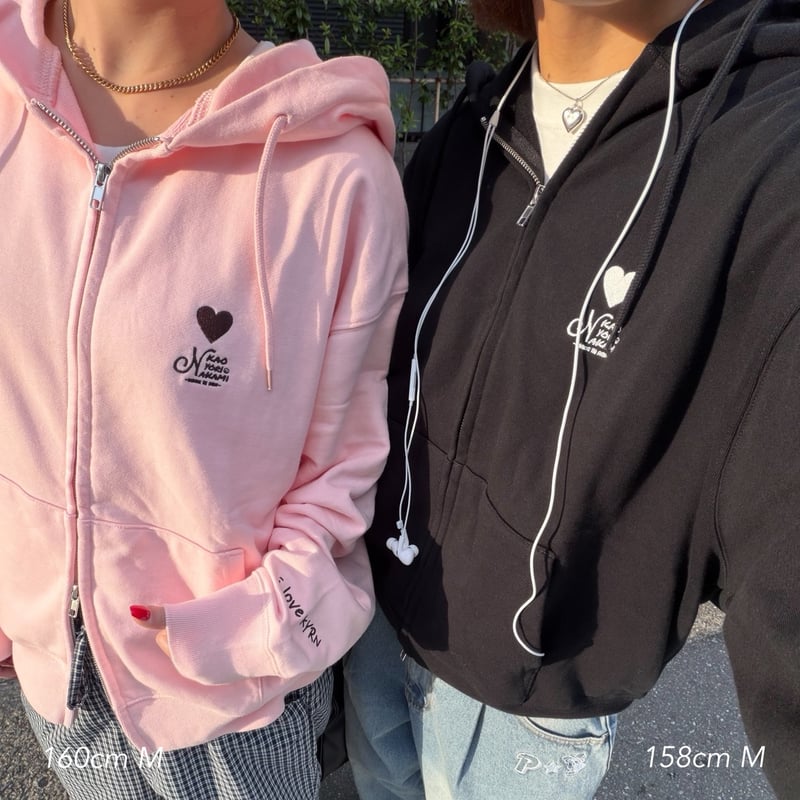 luv zip hoodie | kaoyorinakami