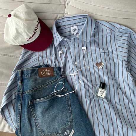balloon tag stripe shirts