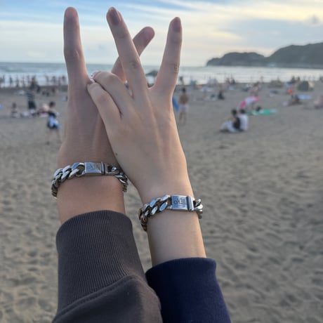 logo plate bracelet