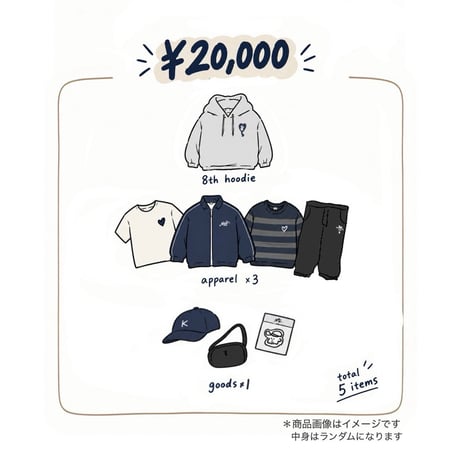 8th anniversary box（¥20,000）