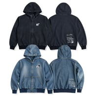 PUNCHBABY DENIM HOODED JACKET