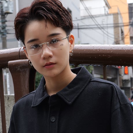 rimless glasses