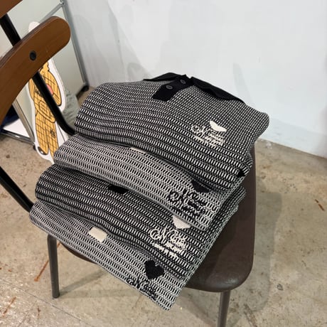 luv grid knit polo