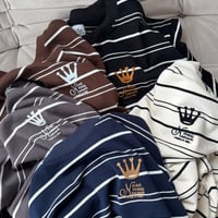 crown logo border longtee